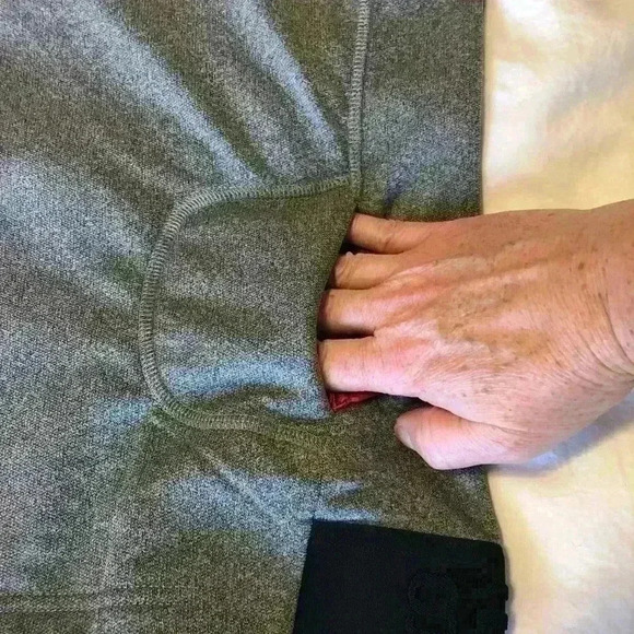 Spider Hooded Long Sleeve Grey Pullover Sz L NWT - Picture 9 of 10